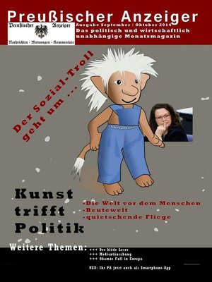 cover image of Preussischer Anzeiger--Ausgabe September / Oktober